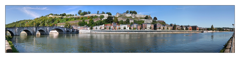 Citadelle de Namur vue de Jambes